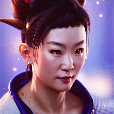 Krea Ai Portrait Of Chun Li Au Naturel Hyper Detailed D