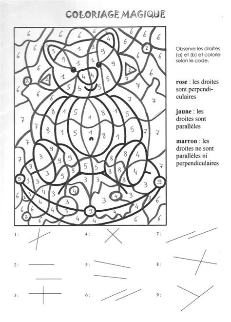 Coloriage Soustraction Magique pour enfant dessin gratuit à imprimer