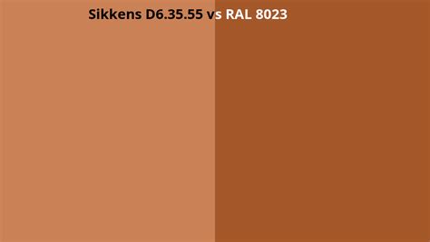 Sikkens D63555 Omzetten Naar Ral 8023 Ral Kleuren