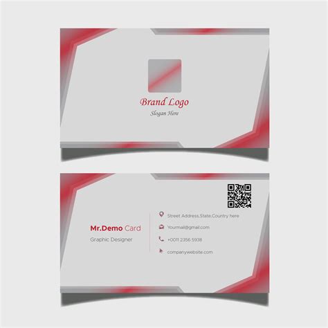 Business Card Design Vector Art At Vecteezy