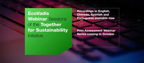 Ecovadis Pre Assessment Webinar Series Completed Recordings In English