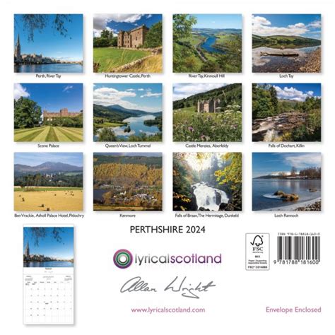 Zz Calendar Perthshire Op Lyrical Scotland