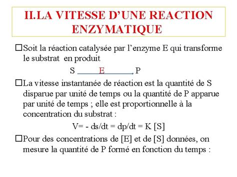 Structures Des Enzymes Et Mecanisme Daction 20182019 Plan
