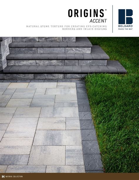 Origins Accents Cut Sheet S Cali Belgard