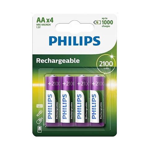 4x Akumulator NiMH Philips 2100 MAh R6 AA Philips Sklep EMPIK