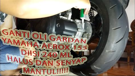 Ganti Oli Gardan Aerox 155 Pakai Castrol SAE 80w90 Isi 2x120ml