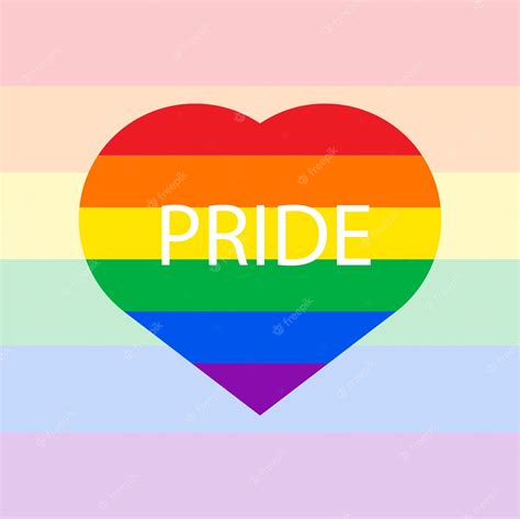 Premium Vector Pride Heart