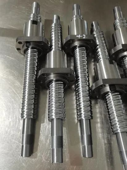 Ball Screw Machine Nut Rolledground Linear Ballscrew Rolled Ball