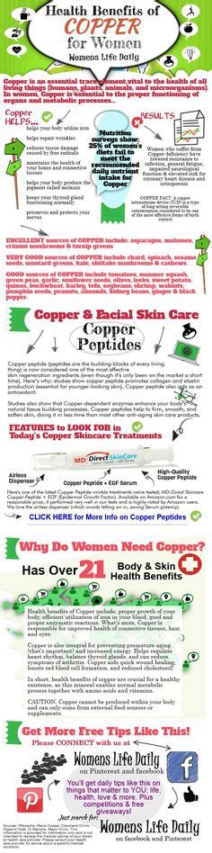 Study Indicates 25% of American Women’s Diets Deficient in Copper Anti Aging Supplements ...