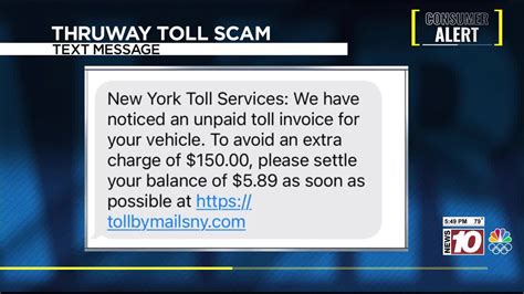 Consumer Alert New Yorkers Getting Scam Text Messages Claiming Unpaid Toll Charges