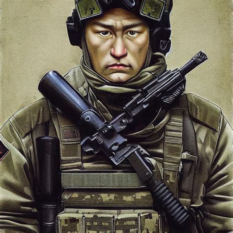 A Standing Portrait Of A Modern Russian Spetsnaz W E6f76e6c 1844 42a1