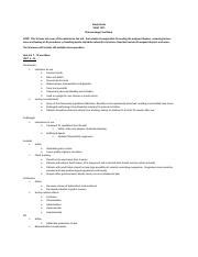 Pharm Exam 2 Review Exam Two Blueprint This Blueprint Is To Assist