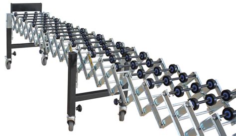 Stainless Steel Flexible Expandable Gravity Roller Conveyor