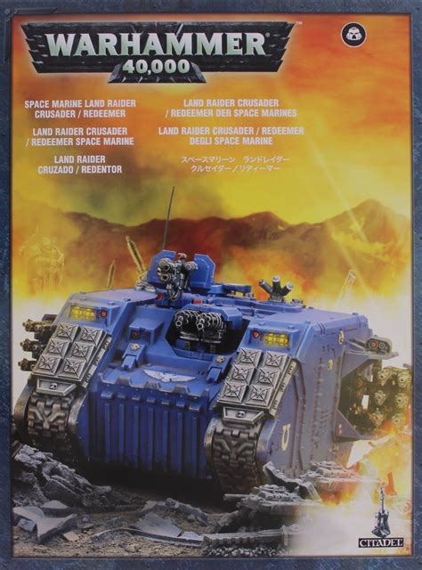 Warhammer Space Marine Land Raider Crusader Redeemer At Mighty