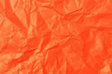 Premium Photo Red Crumpled Paper Background Texture Full Frame