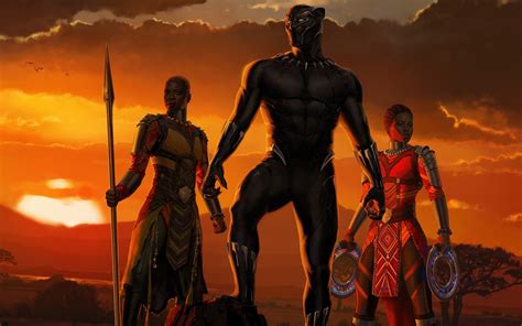 Descargar Fondos De Pantalla Nakia El Rey De Wakanda Okoye 2018