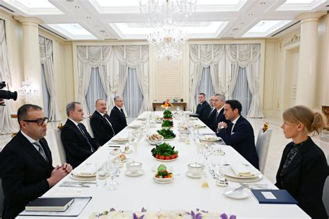 President Ilham Aliyev Held Expanded Meeting Over Dinner With Nato