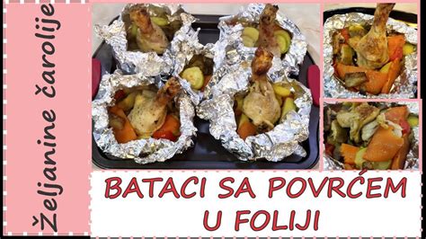 BATACI SA POVRĆEM u foliji RECEPT VLOGMAS 2 recipe diy vlogmas