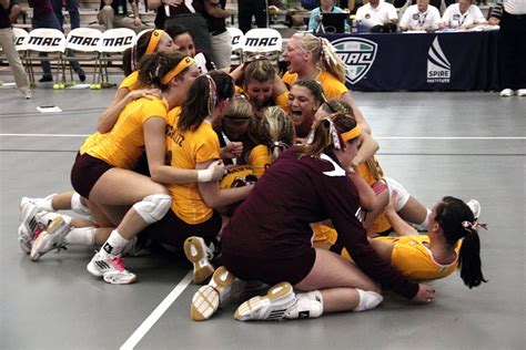 LensFocus: Finally Champs: CMU volleyball wins first-ever MAC championship