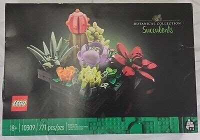 LEGO Botanical Collection Succulents 10309 Plant Decor Building Kit