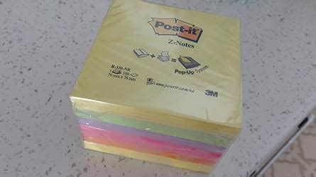 Post It Foglietti Z Notes Collezione Neon Rainbow Confezione Da