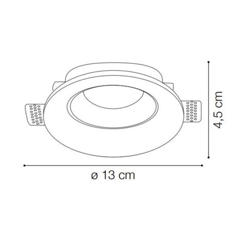 Ideal Lux Samba Fi Round Medium Faretto Ad Incasso