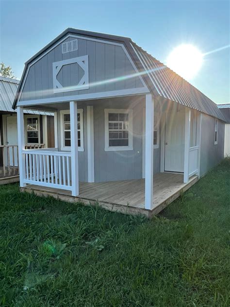 X Deluxe Lofted Cabin Shed