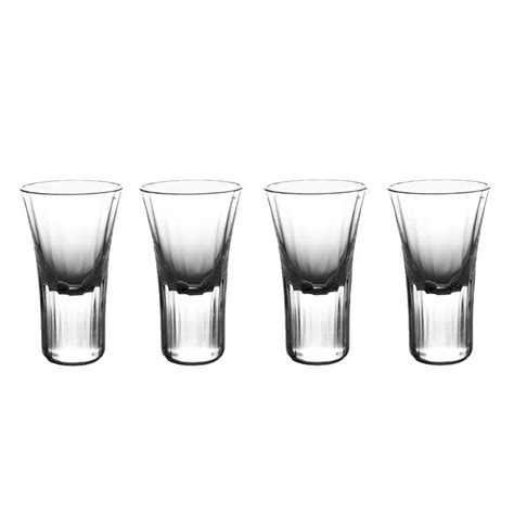 William Yeoward Crystal William Yeoward American Bar Corinne Shot Tumblers Set Of 4