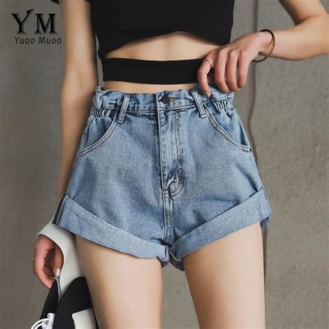 shorts coreanos Búsqueda de Google Denim shorts women High waisted