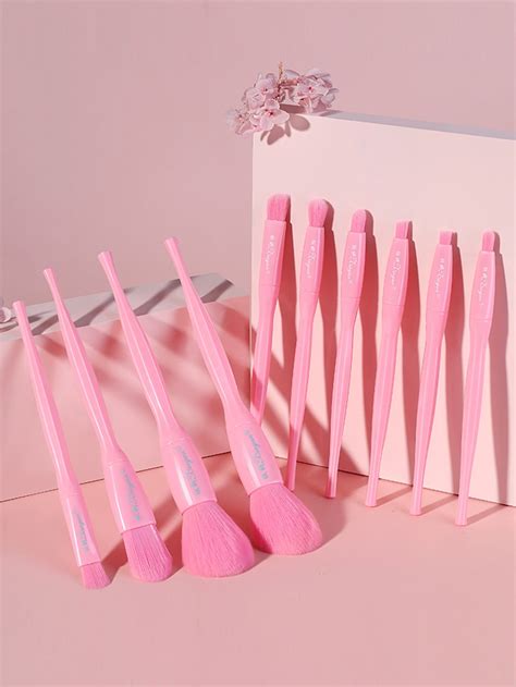 Pcs Makeup Brush Set In Pink Makeup Brush Pink Brush Set