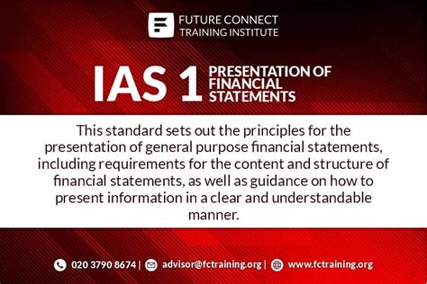 Ias 1understanding The Presentation Of Financial Statements