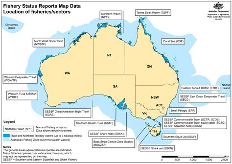 Fishery Status Reports Map Data Daff