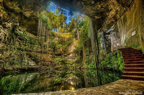 El cenote Ik kil es de los más preciosos en Yucatán INFORMACIÓN de