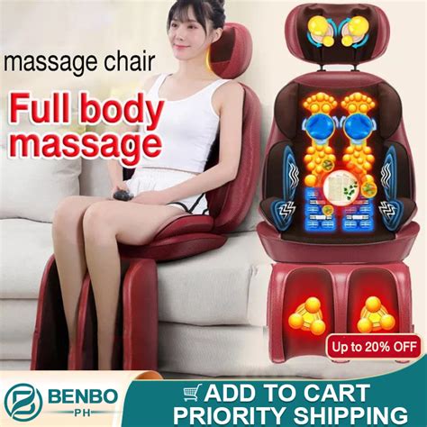 BENBO Massage Chair Back Massager Body Electric for Pain Full Body massager electric | Shopee ...