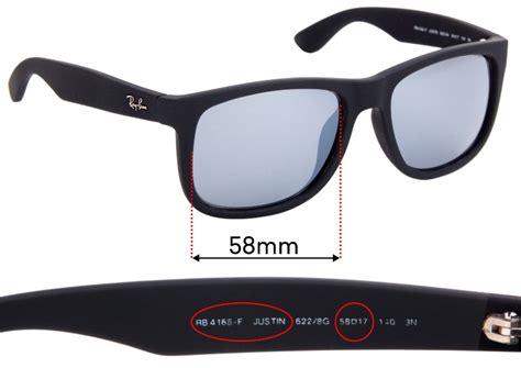 Sunglass Fix Replacement Lenses For Ray Ban Rb4165 Justin 54mm Wide Atelier Yuwaciaojp