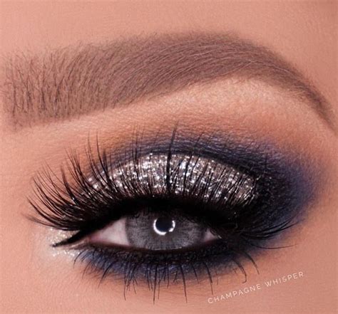Eye Makeup To Go With Navy Blue Dress