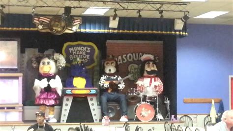 Chuck Echeeses Munchs Make Believe Band Animatronic Animals