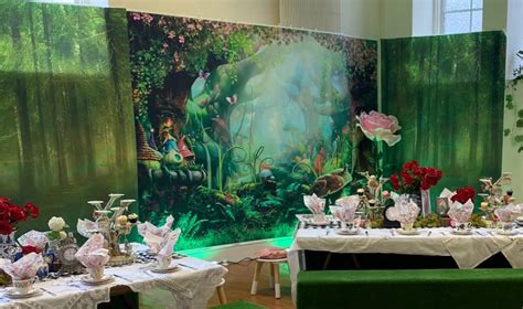 Alice In Wonderland Backdrop For Hirebespoke Parties London Rock The Day