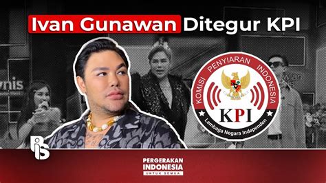 Ivan Gunawan Ditegur Kpi Cindy Florencine Youtube