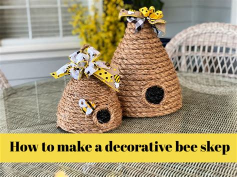 How To Make A Decorative Bee Skep Celebrate Decorate