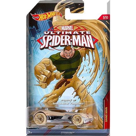 Hot Wheels Ettorium Marvel Ultimate Spider Man Sand Man On Ebid
