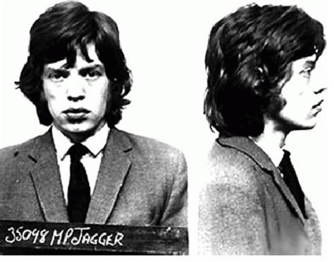 Mick Jagger Rolling Stones Arrested Mugshot 480×382 Tomorrow Started