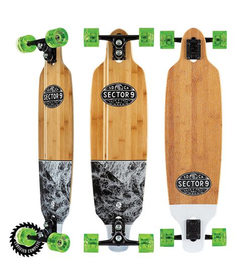 Sector 9 Bamboo Series Monsoon Shoots Deck Flatspot Longboard Shop