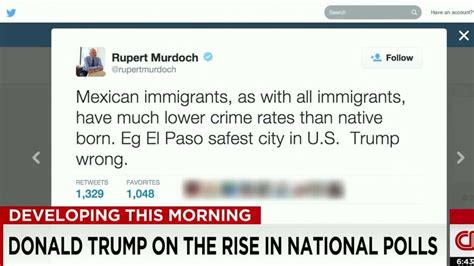 Rupert Murdoch Trump ‘wrong On Immigration Cnn