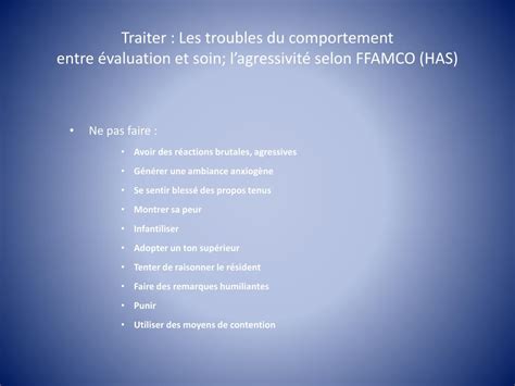 Ppt Identifier Comprendre Et Soigner Les Troubles Du Comportement