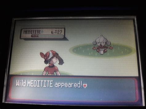 [3] Shiny Meditite on Mt. Pyre after 1,440 RE! : r/ShinyPokemon