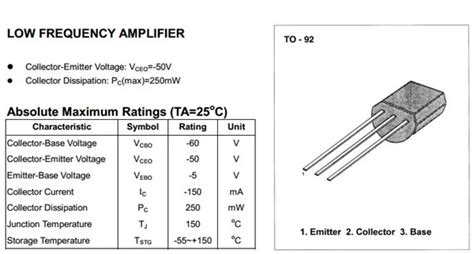 100 New High Quality A733 Pnp Epitaxial Silicon Transistor To 92