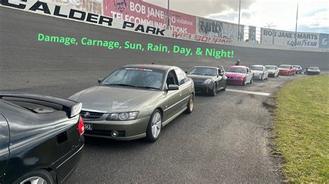 Holden Vy V6 Commodore Drifting Dca Layout At Calder Park Thunderdome