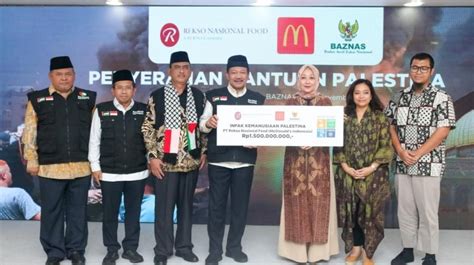 Baznas Minta Maaf Usai Terima Donasi Mcdonald S