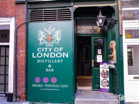 Gin City Of London Distillery Visite Dans Le Coeur Historique De